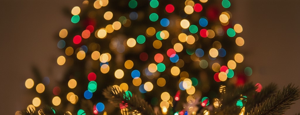 bokeh christmas lights Hartford