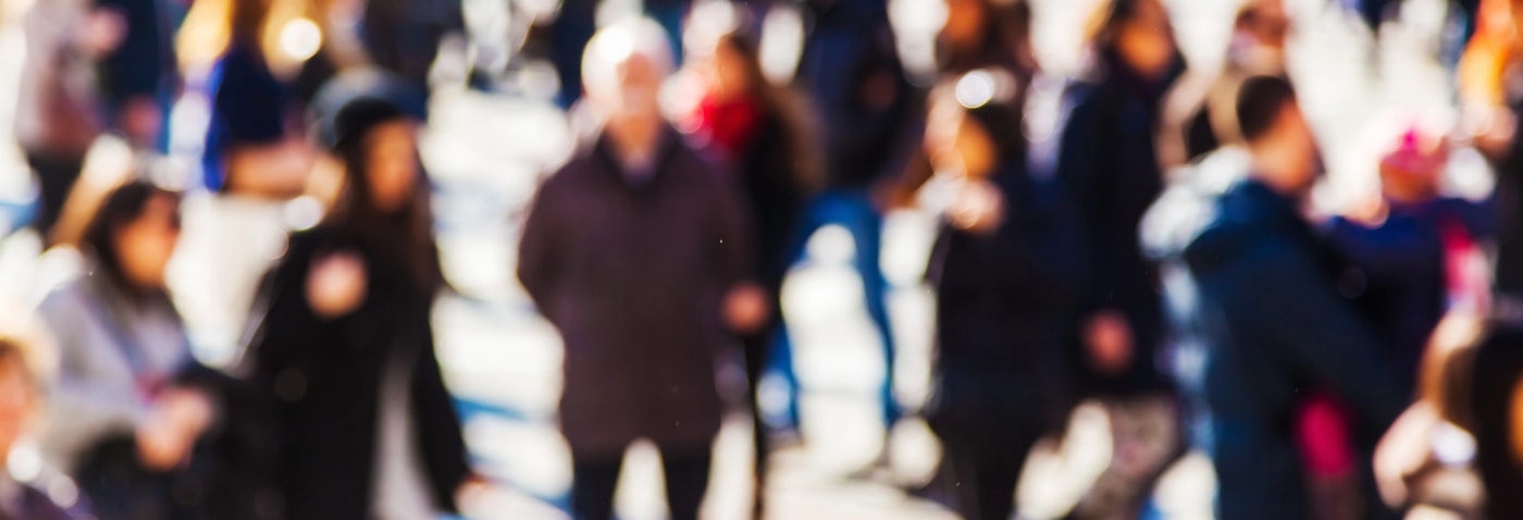 crowd walking Hartford